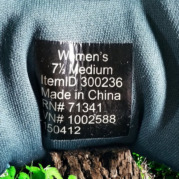 LL Bean Women's Size 7.5 Blue Mesh Hiking Trail Shoes 11703 - Picture 8 of 8